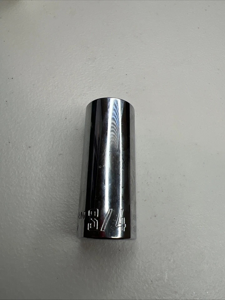 Craftsman USA 3/4" 6 Point 3/8" Drive Deep Socket 43337 -v- Series. - Image 2 of 4