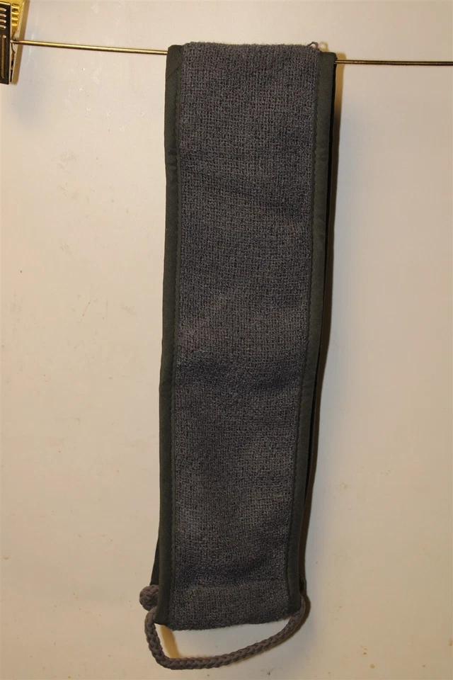 Aquis Original NUEVO Gris Oscuro Exfoliante Espalda Fregadora Espalda-Como ANX0040DGR Foto 2 de 4