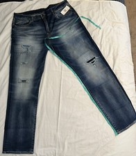 New Buffalo David Bitton Jackson Men's Straight Stretch Jeans NWT 40x34