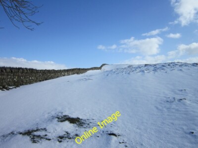Photo 6x4 Walking east towards Clew Hill Broomlee Lough  c2012