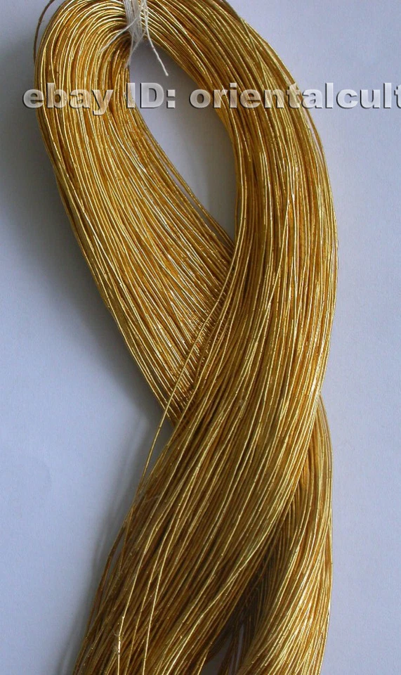 65M Chinese handmade embroidery gold floss/thread - Image 2 of 3