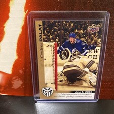 2021-22 Upper Deck Gold Game Dated Moments Ondrej Palat Lightning Limited to 100
