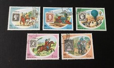 Laos 1990 - 5 sellos cancelados - Michel No. 1200-1204