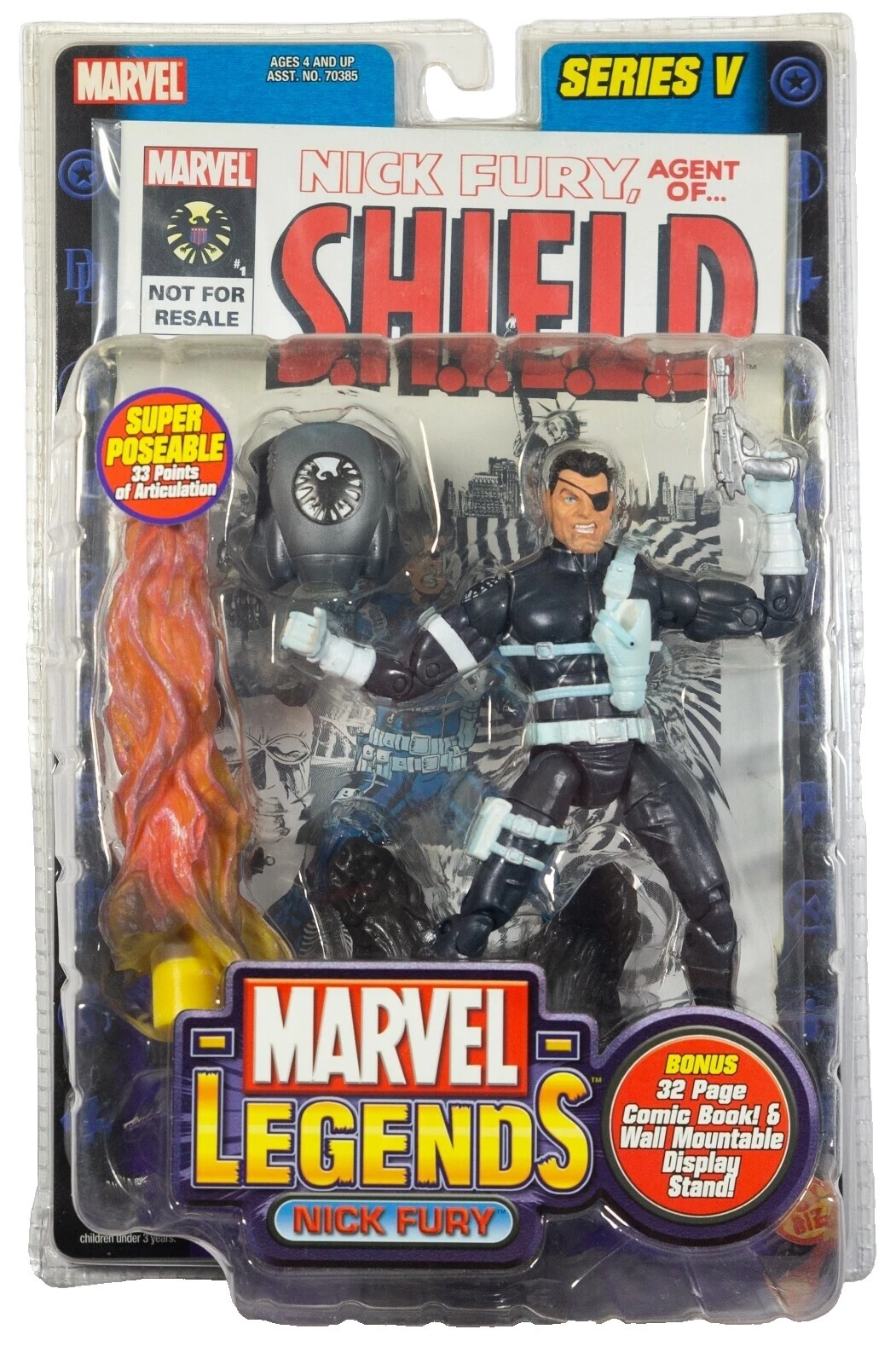 Figuras de acción de acción ToyBiz Nick Fury