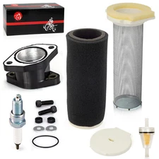 Air Filter & Cage Guide & CAP & Intake Manifold For Yamaha Warrior 350 1987-2004