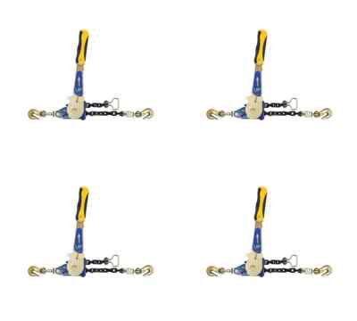 (4 Pack) Easy Binder Ratcheting Chain Load Binder