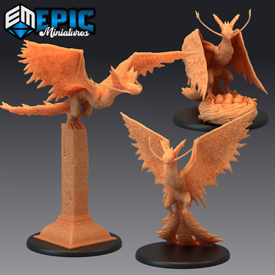 SNOW WYVERN, Dungeons and Dragons Miniatures, D&D, Epic Miniatures, Fantasy
