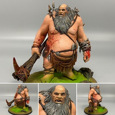 HILL GIANT FROM LOOT STUDIOS OGRE KINGDOMS MANEATER TYRANN WARHAMMER BEMALT