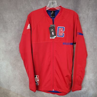 NWT 2016 Adidas NBA Los Angeles Clippers Pre Game On Court Warmup Jacket S $130