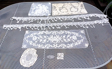 INSERTI E BORDI DIVERSE MISURE FILET UNCINETTO PIZZO + 3 AGGIORNATO