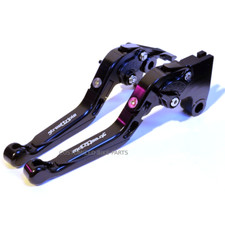 Black / Black Clutch & Brake Levers for Triumph 765 Street Triple R 2020-2025
