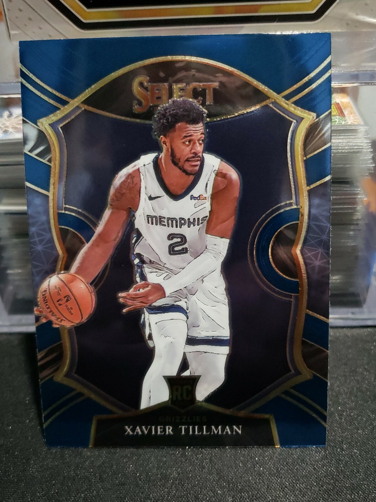 2020-21 Panini Select #95 Xavier Tillman BLUE CONCOURSE RC PWE