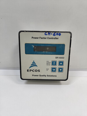 EPCOS BR 6000 Power Factor Controller BR6000-R12PH, CH#600 (TESTED)