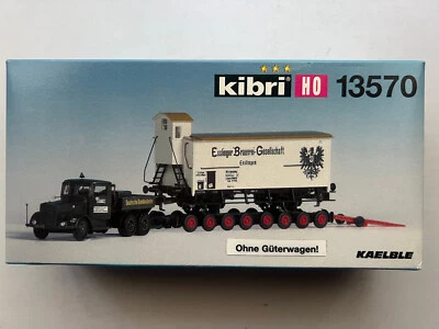 KIBRI 13570 KAELBLE tractor unit with 16 wheel low-loader trailer - Ref. A011 - Photo 1/3