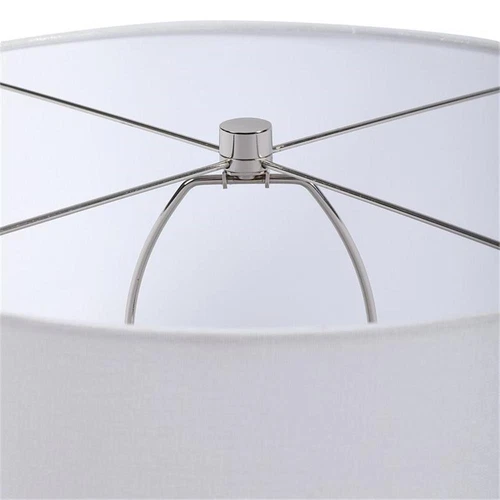 Uttermost Blue Waters Ceramic and Fabric Table Lamp in Light Blue/White - Picture 6 of 8