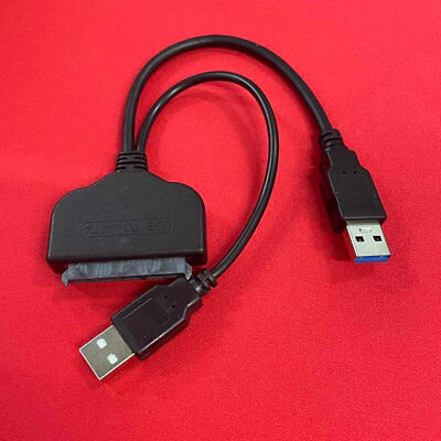 USB 3.0 to SATA 22Pin Data Power Cable Adapter for 2.5inch Hard Disk Driver