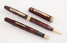 Wahl Eversharp Doric II Junior Fountain Pen and Mechanical Pencil (Cr.1930s)