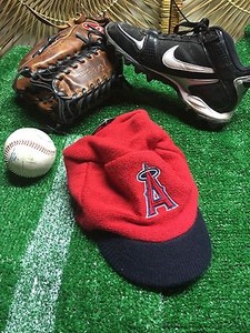 Anaheim-Angels-of-Los-Angeles-Knit-Cap-Hat-w-Visor-Dairy-Queen-039-09-DQ-SGA-NEW-h7