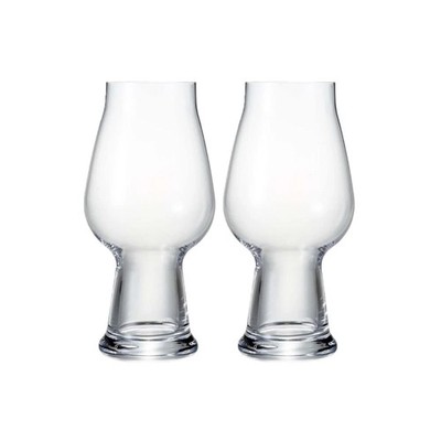 Luigi Bormioli Birrateque Craft Beer Glasses IPA/White (Set of 2), 18.25 oz