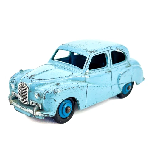 Vtg Dinky Toys #161 Austin Somerset Car Sky Blue Man Cave Car Diecast WOW!