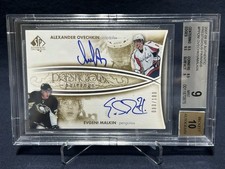 2007-08 SP Authentic Ovechkin/Malkin Prestigious Pairings Dual Auto 80/100
