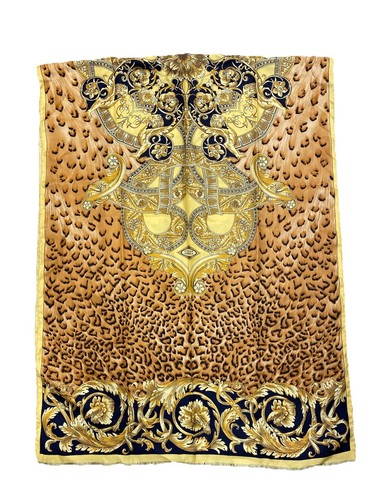 ATELIER VERSACE FOULARD DONNA WOMAN SCARF VINTAGE JHD12103 - Foto 3 di 5