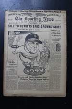 The Sporting News February 9 1949 Joe McCarthy Browns Shift Baseball News