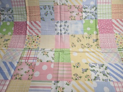 Loralie Designs Precious Patchwork Pastel Crib Quilt Fabric Panel 36''x44''