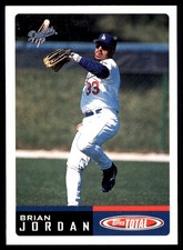 Brian Jordan 2002 Topps Total #357 Dodgers MLB READ FREE SHIPPING AutographDen