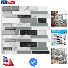 20-Sheet Peel and Stick Kitchen Backsplash Tiles, Self-Adhesive Wall Tiles fo...
