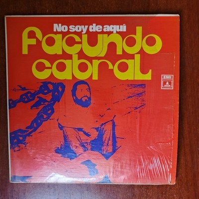 Facundo Cabral    No Soy De Aqui [1971] Vinyl LP Folk Poetry Nueva Cancion Odeon