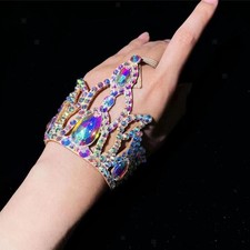 Belly Dance Bracelet, Wide Bracelet for Party, Masquerade, Banquet, Stage