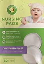 New Comforts Nursing Pads Contoured Shape 60 Pads New