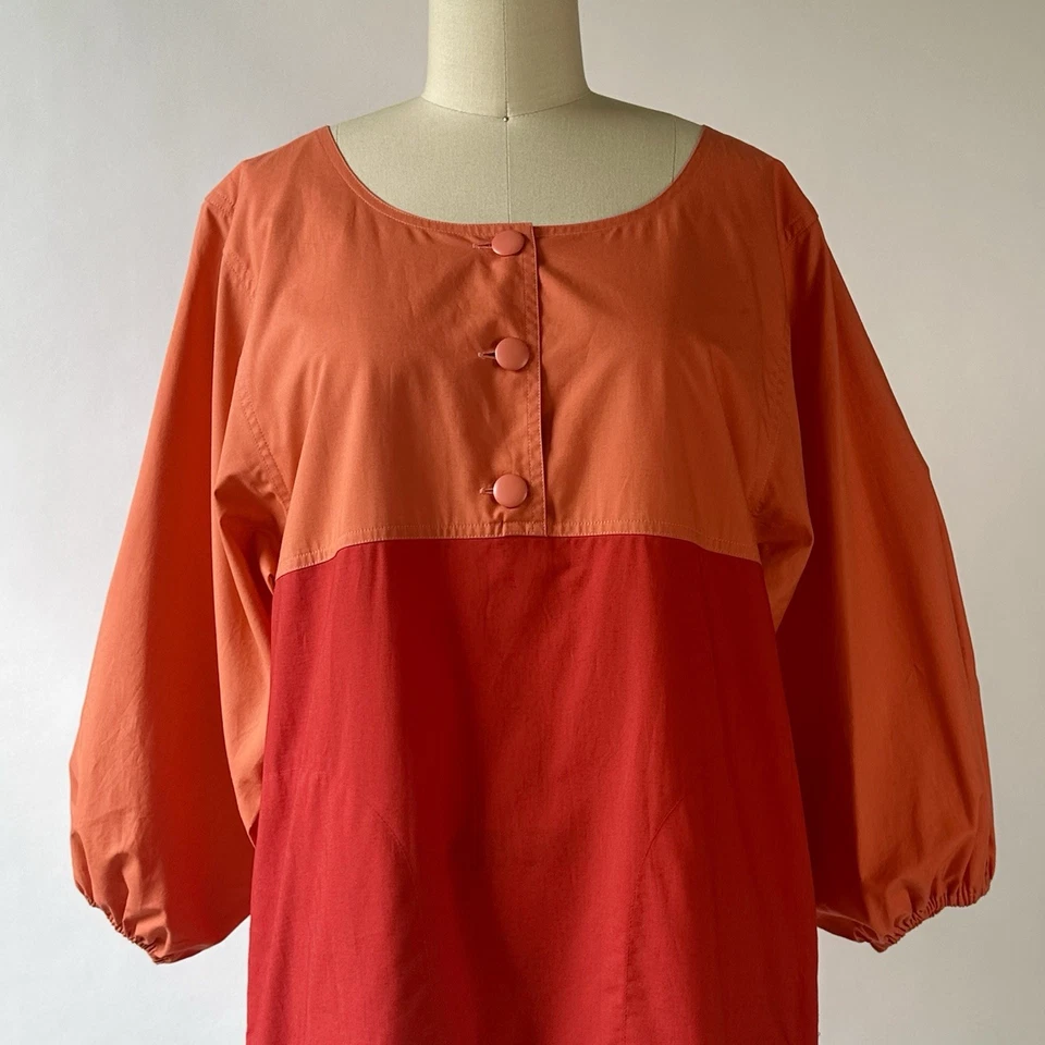 Vestido Yves Saint Laurent variação algodão bloqueado por cores tamanho 36 - Imagem 3 de 4