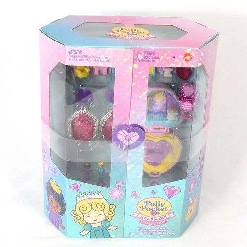 Mattel Polly Pocket Keepsake Collection Royal Ball Jewelry Set NEW