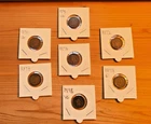 LOT 7x Indian Pennies 1890, 1891, 1892, 1894, 1896, 1897, 1898 VG-F MORE @ shop