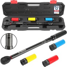 TECPO DREHMOMENTSCHL&Uuml;SSEL 1/2 ZOLL 20-200 NM + KRAFT SCHONEINS&Auml;TZE SW 17-19-21mm