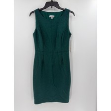 Calvin Klein Women's Sleeveless Straight Dress - Green - 8 - New with tags