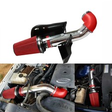 Cold Heat Shield Air Intake Kit Red For 99-06 Gmc Chevy 1500 4.8l 5.3 6.0l V8