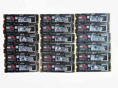  Lot of 18 Samsung 980 PRO 1TB PCIe 4.0 NVMe M.2 2280 V-NAND SSD MZVL21T0HCLR