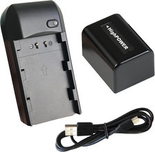 NP-FV5 plus Battery Charger, Digital Video Camera Camcorder Travel Charger and 3