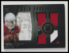 David Johnson 2015 Black Gold #GP4-DJ Gold Prospecting Quad Materials #/99