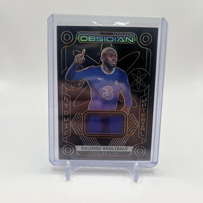 2022-23 Panini Obsidian EPL KALIDOU KOULIBALY /75 Patch Atomic Orange Chelsea