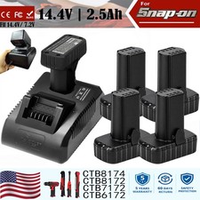 For Snap On Ctb8172 Ctb8174 14.4v 7.2v Battery Ct761 Ctr761 Ct861 Ctc131 Charger
