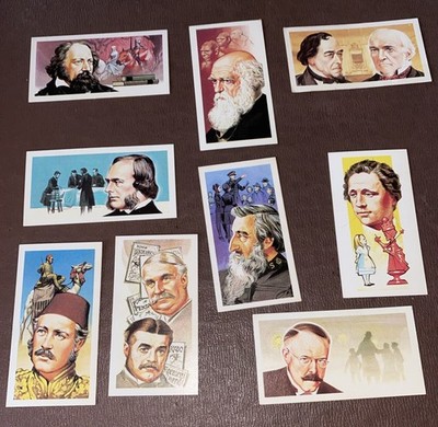 Brooke Bond Tea Cards Album Famous People 25 Cards In Total Good Condition