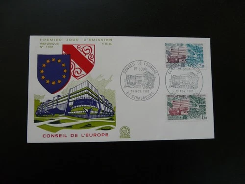 FDC France 1982 Council of Europe official stamp