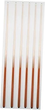  Set of 6 Pool Cues 57" Real 4-Prong House Bar Billiard Pool Cue Stick 