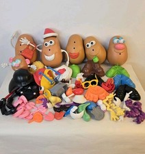 VTG 1983 1985 Mr. Potato Head Lot 88 Pieces Mixed Parts Baby Spud Darth Vader
