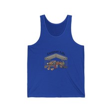 Carport Life tank top | Americana daily living graphic tank