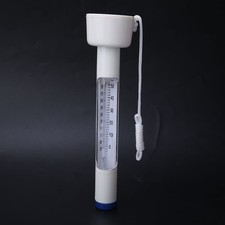 Portable PP Thermometer with Lanyard for Swimming Pool Bath Fish Pond 0-50  